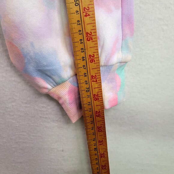 Justice Girls XL 16/18 Tie-Dye Joggers Smiley Face & "Justice" Print - Picture 8 of 8